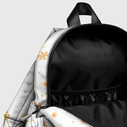 Детский рюкзак Золотой дракон в снежинках, цвет: 3D-принт — фото 2