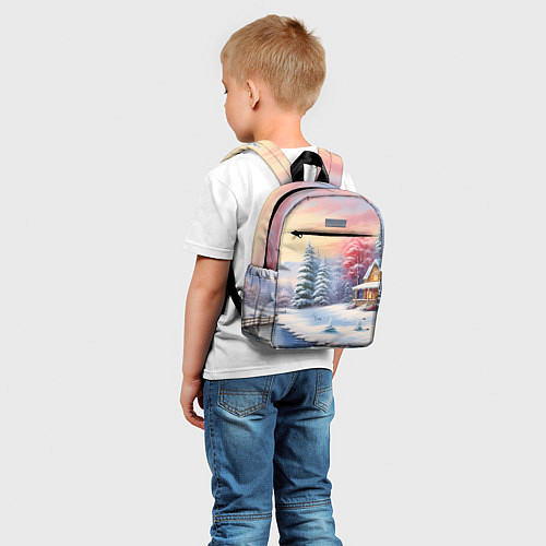 Детский рюкзак Сказочная метель подарков / 3D-принт – фото 5