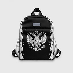 Детский рюкзак Герб РФ белые краски