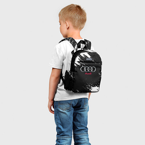 Детский рюкзак AUDI sport краски / 3D-принт – фото 5