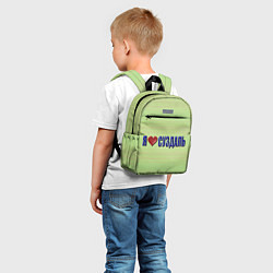 Детский рюкзак Я люблю Суздаль, цвет: 3D-принт — фото 2