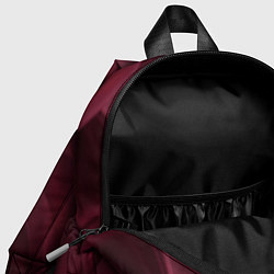Детский рюкзак Бордовый шелк, цвет: 3D-принт — фото 2