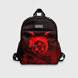 Детский рюкзак Красный знак уроборос - Стальной алхимик, цвет: 3D-принт