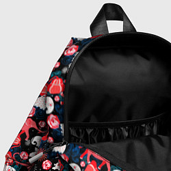 Детский рюкзак Красные слоны, цвет: 3D-принт — фото 2