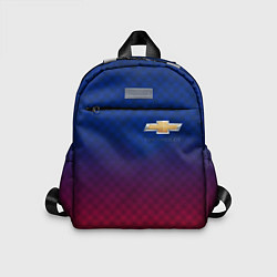 Детский рюкзак Chevrolet carbon gradient, цвет: 3D-принт