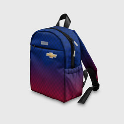Детский рюкзак Chevrolet carbon gradient, цвет: 3D-принт — фото 2