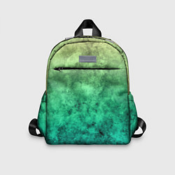 Детский рюкзак Абстракция - изумрудная текстура, цвет: 3D-принт