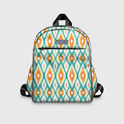 Детский рюкзак Геометрический узор икат - орнамент народов узбеки