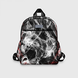 Детский рюкзак Серый дым узоры, цвет: 3D-принт