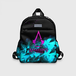 Детский рюкзак Assassins Creed flame neon