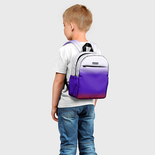 Детский рюкзак Градиент российского флаг / 3D-принт – фото 5