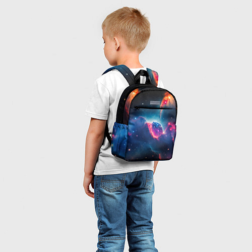 Детский рюкзак Арт яркий космос / 3D-принт – фото 5