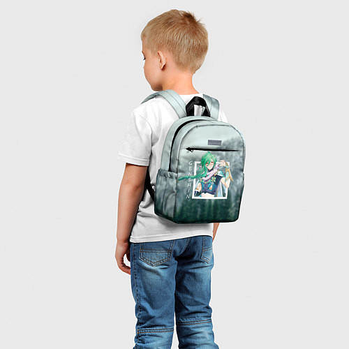 Детский рюкзак Бай Чжу на фоне природы / 3D-принт – фото 5