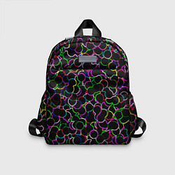 Детский рюкзак Неоновые шарики, цвет: 3D-принт