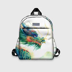 Детский рюкзак Japanese dragon - watercolor art