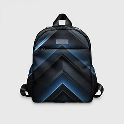Детский рюкзак Синий мир абстракции, цвет: 3D-принт