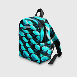 Детский рюкзак Голубые чешуйки, цвет: 3D-принт — фото 2