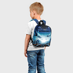 Детский рюкзак Космическая абстракция, цвет: 3D-принт — фото 2
