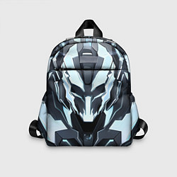 Детский рюкзак Белая кибер броня, цвет: 3D-принт
