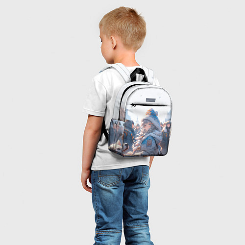 Детский рюкзак Аниме Снегурочка / 3D-принт – фото 5