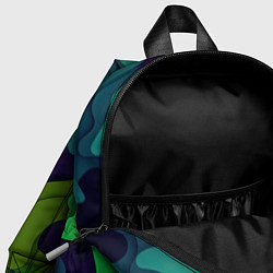 Детский рюкзак Неопределенный яркий камуфляж, цвет: 3D-принт — фото 2