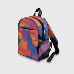 Детский рюкзак Цветные кляксы, цвет: 3D-принт — фото 2