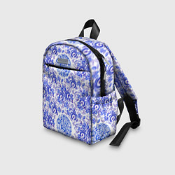 Детский рюкзак Новогодняя гжель роспись, цвет: 3D-принт — фото 2