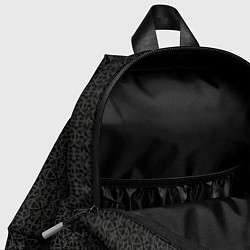 Детский рюкзак Ажурный чёрно-серый, цвет: 3D-принт — фото 2