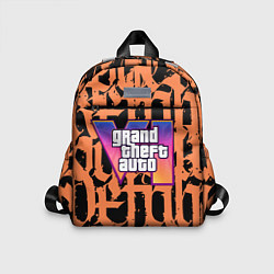 Детский рюкзак GTA 6 граффити, цвет: 3D-принт