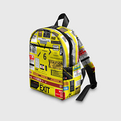 Детский рюкзак Предупреждающие знаки, цвет: 3D-принт — фото 2