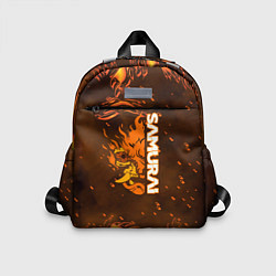 Детский рюкзак Samurai огненное лого, цвет: 3D-принт