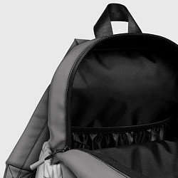 Детский рюкзак Скелет черно белый, цвет: 3D-принт — фото 2