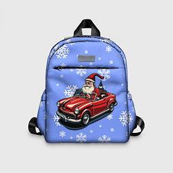 Детский рюкзак Дед Мороз едет на машине