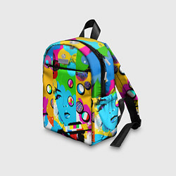 Детский рюкзак Girls face - pop art, цвет: 3D-принт — фото 2