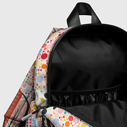 Детский рюкзак Парк новогоднего города, цвет: 3D-принт — фото 2