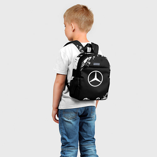 Детский рюкзак Mercedes benz краски спорт / 3D-принт – фото 5