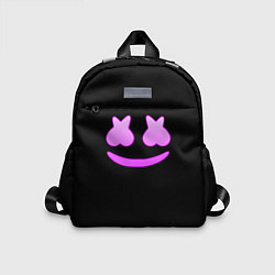 Детский рюкзак Маршмеллоу розовый градиент лого, цвет: 3D-принт