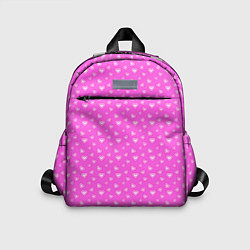 Детский рюкзак Розовый маленькие сердечки, цвет: 3D-принт