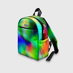 Детский рюкзак Психоделический неоновый градиент, цвет: 3D-принт — фото 2