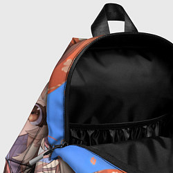 Детский рюкзак Genshin Impact Кли милая happy, цвет: 3D-принт — фото 2