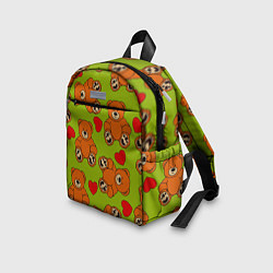 Детский рюкзак Плюшевые мишки и сердечки, цвет: 3D-принт — фото 2