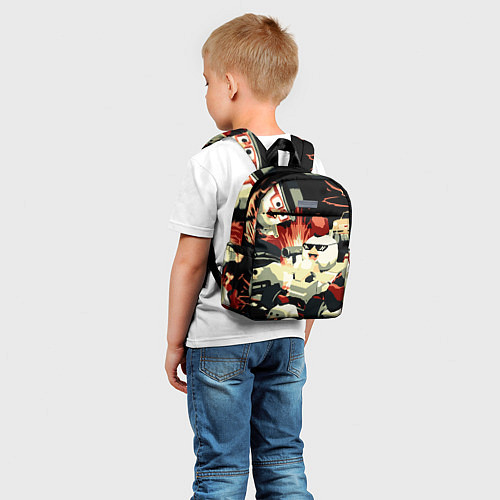 Детский рюкзак Чикен Ган заварушка / 3D-принт – фото 5