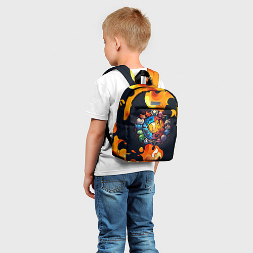 Детский рюкзак Символы покемона / 3D-принт – фото 5