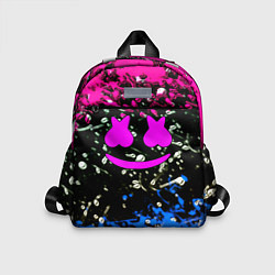 Детский рюкзак Marshmello неоновый краски