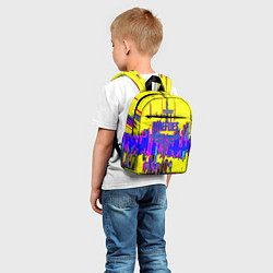 Детский рюкзак The last of us неоновый стиль, цвет: 3D-принт — фото 2