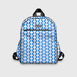 Детский рюкзак Синие кружки патерн
