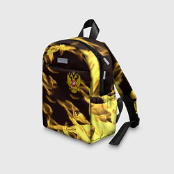 Детский рюкзак Имперская Россия желтый огонь, цвет: 3D-принт — фото 2