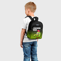 Детский рюкзак Chicken Gun - Zombie Chicken, цвет: 3D-принт — фото 2