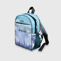 Детский рюкзак Шерегеш горы пейзаж, цвет: 3D-принт — фото 2