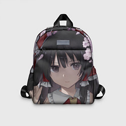 Детский рюкзак Touhou Project Рейму Cute Сакура, цвет: 3D-принт